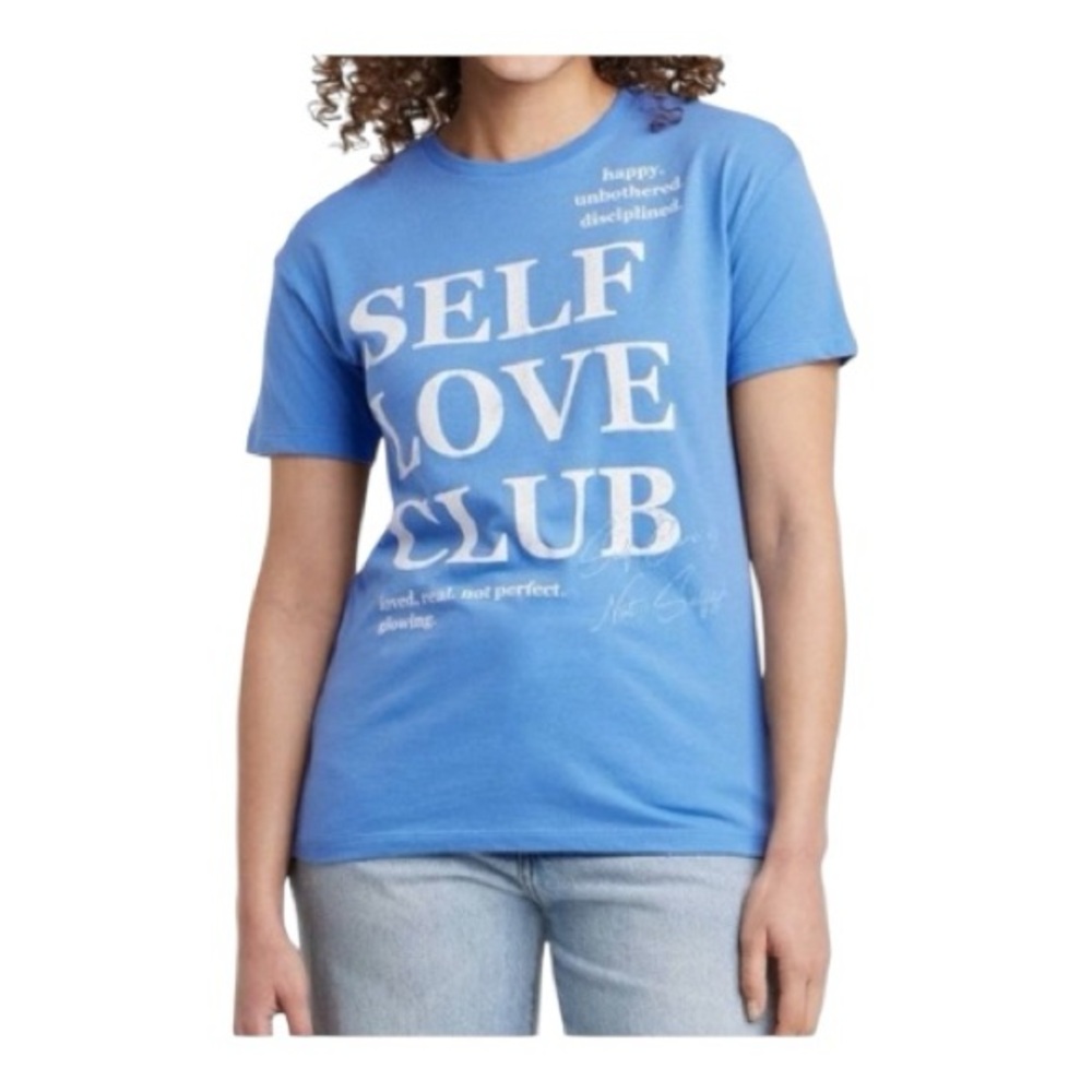 Grayson Threads Size XL Blue Self Love Club Graphic Tee
